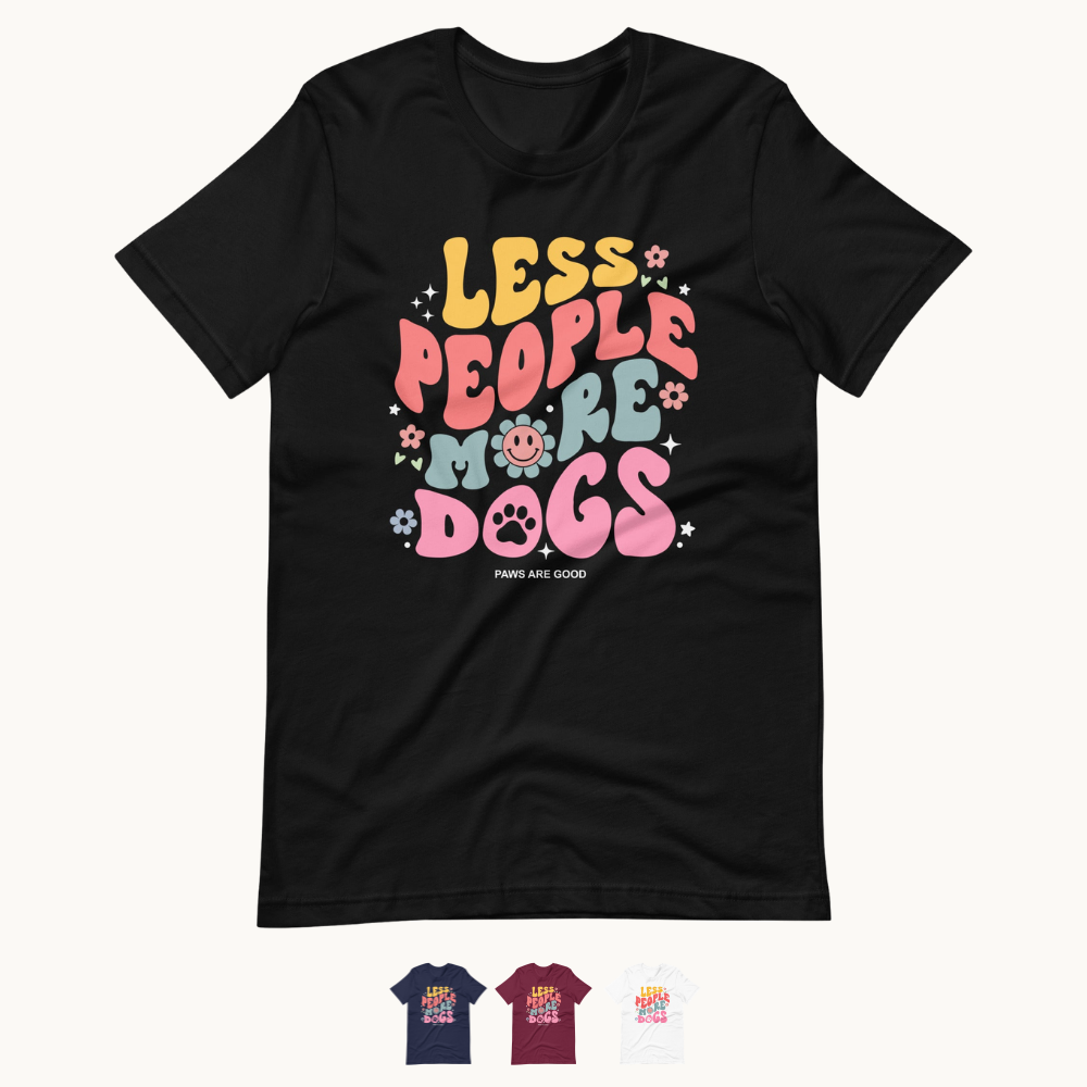 Less People More Dogs T-Shirt