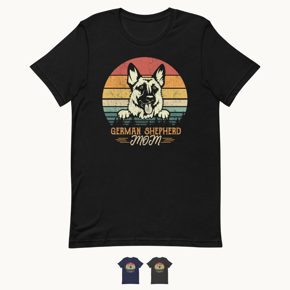 German Shepherd Dog Mom T-Shirt