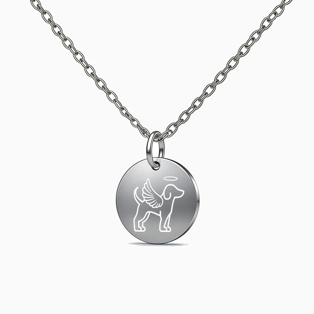 Angel Dog Necklace