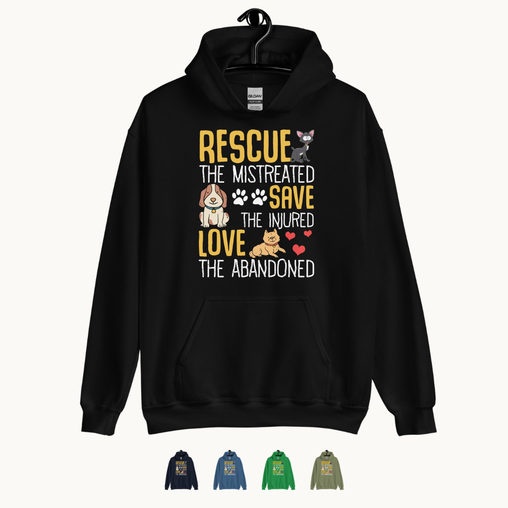 Rescue Save Love Hoodie