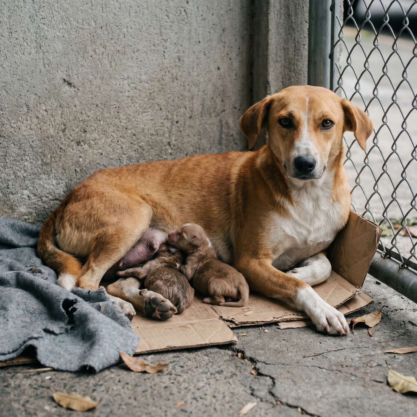 Your $9 supports Bella and her newborn puppies 🐾
