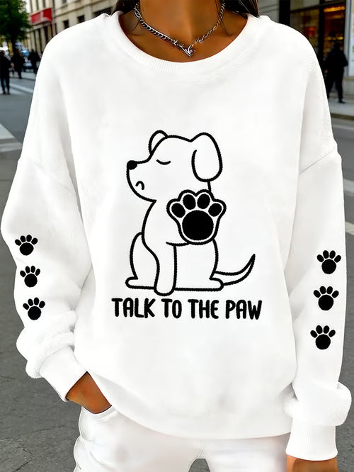 Casual Puppy Sweatshirt