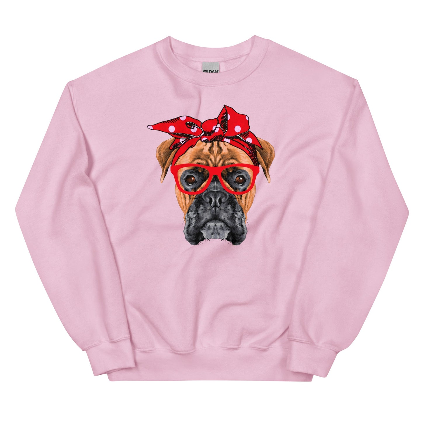 Boxer Mom Cute Face Unisex Sweatshirt