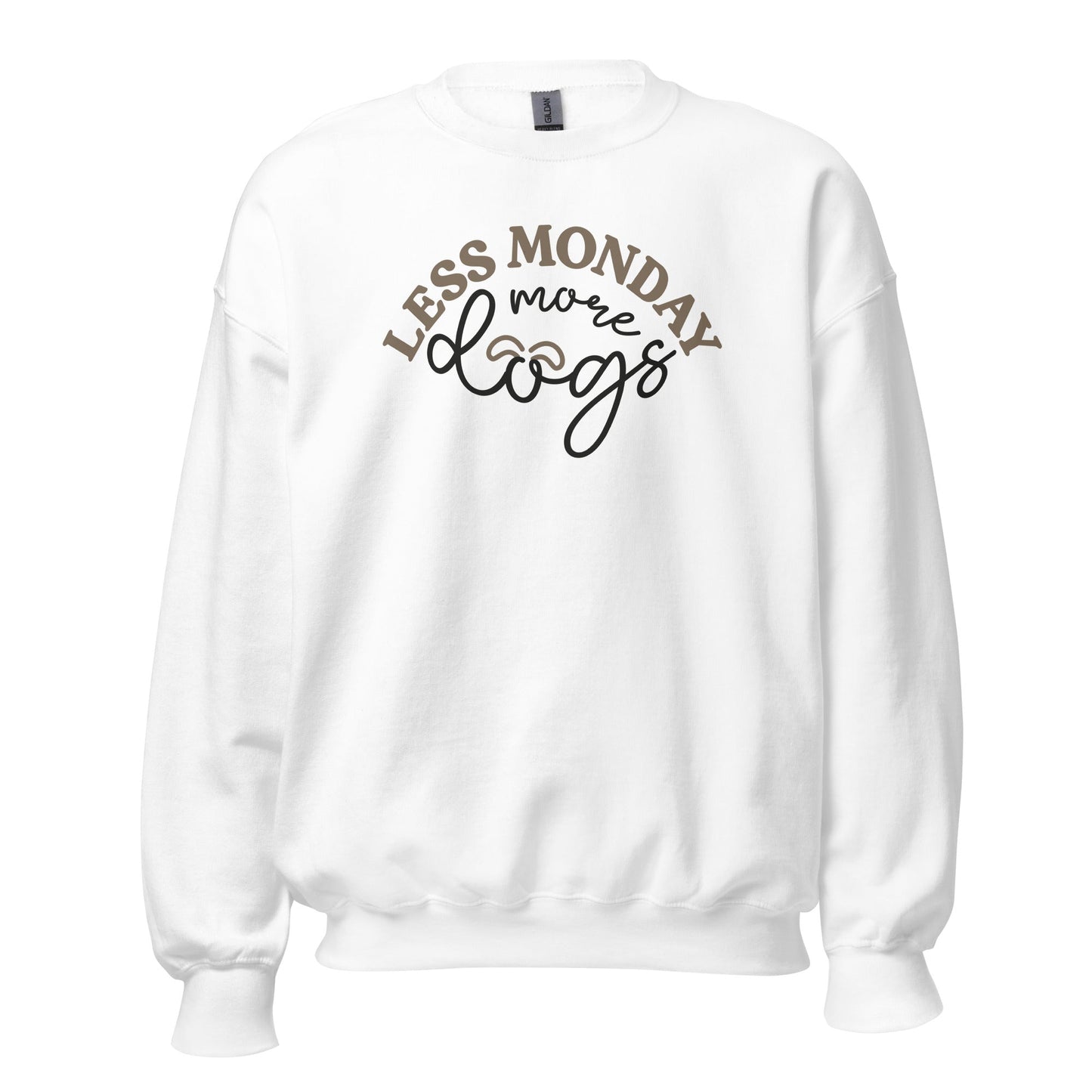 Less Monday More Dogs Sweatshirt for Dog Lovers