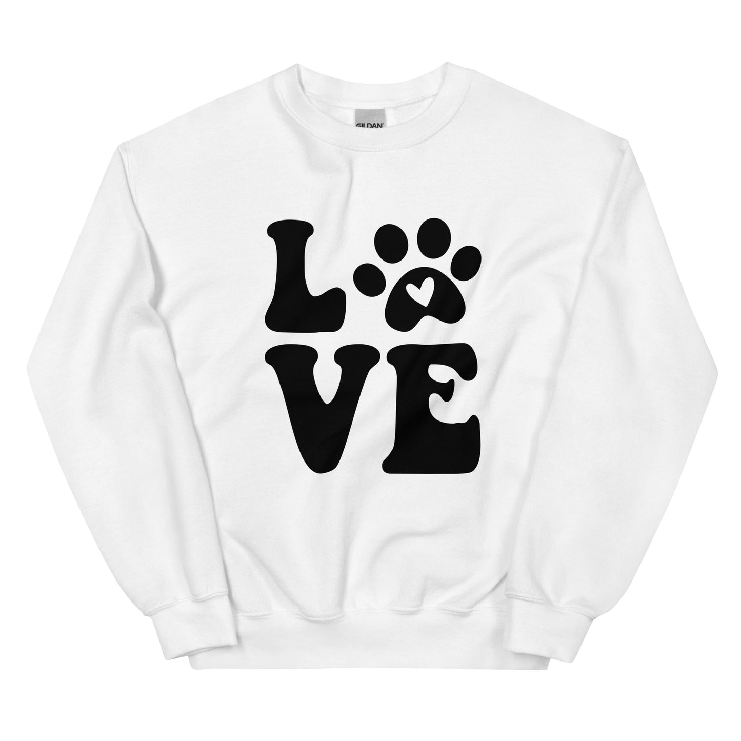 Love in Every Paw Print Sweatshirt