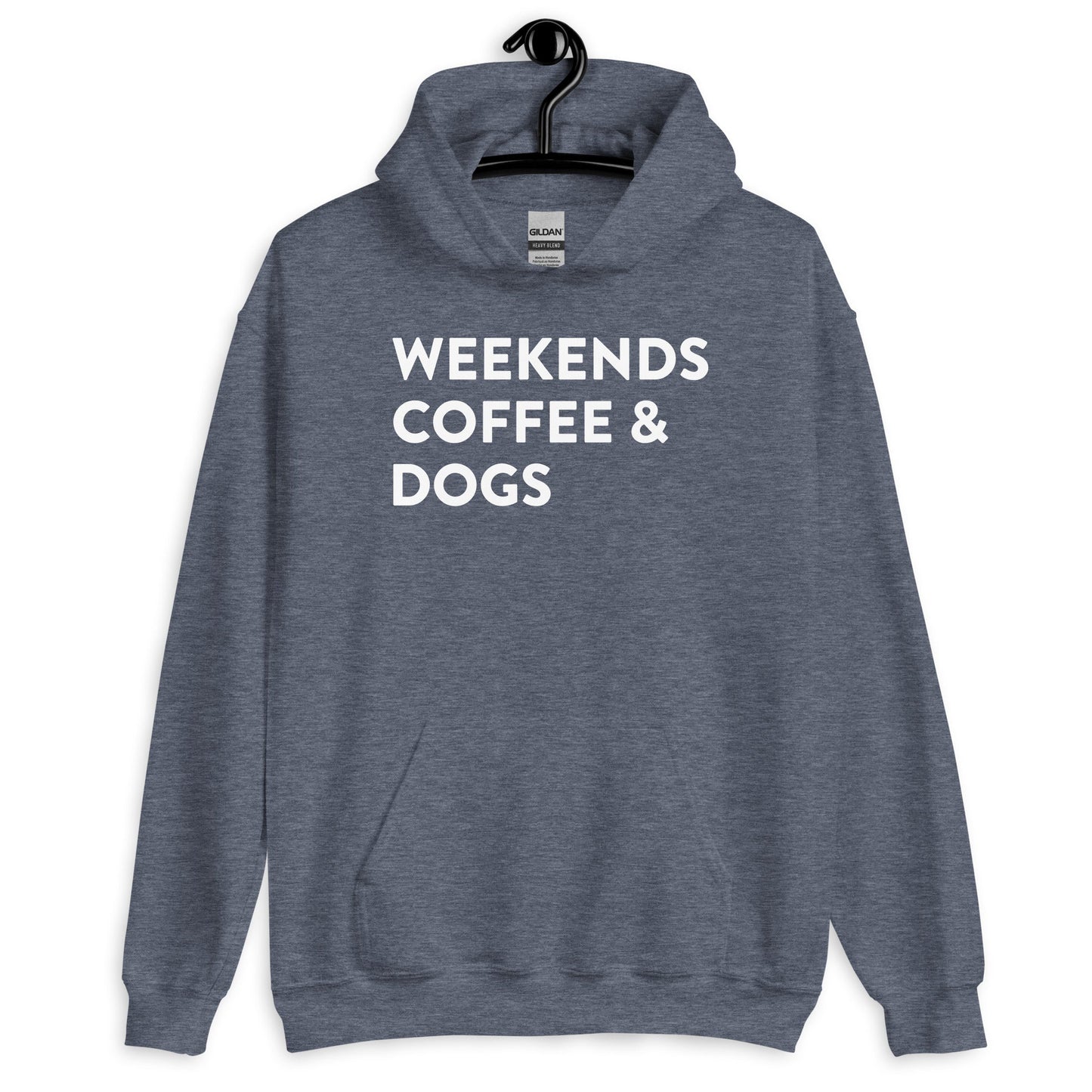 Weekends Coffee & Dogs Unisex Hoodie