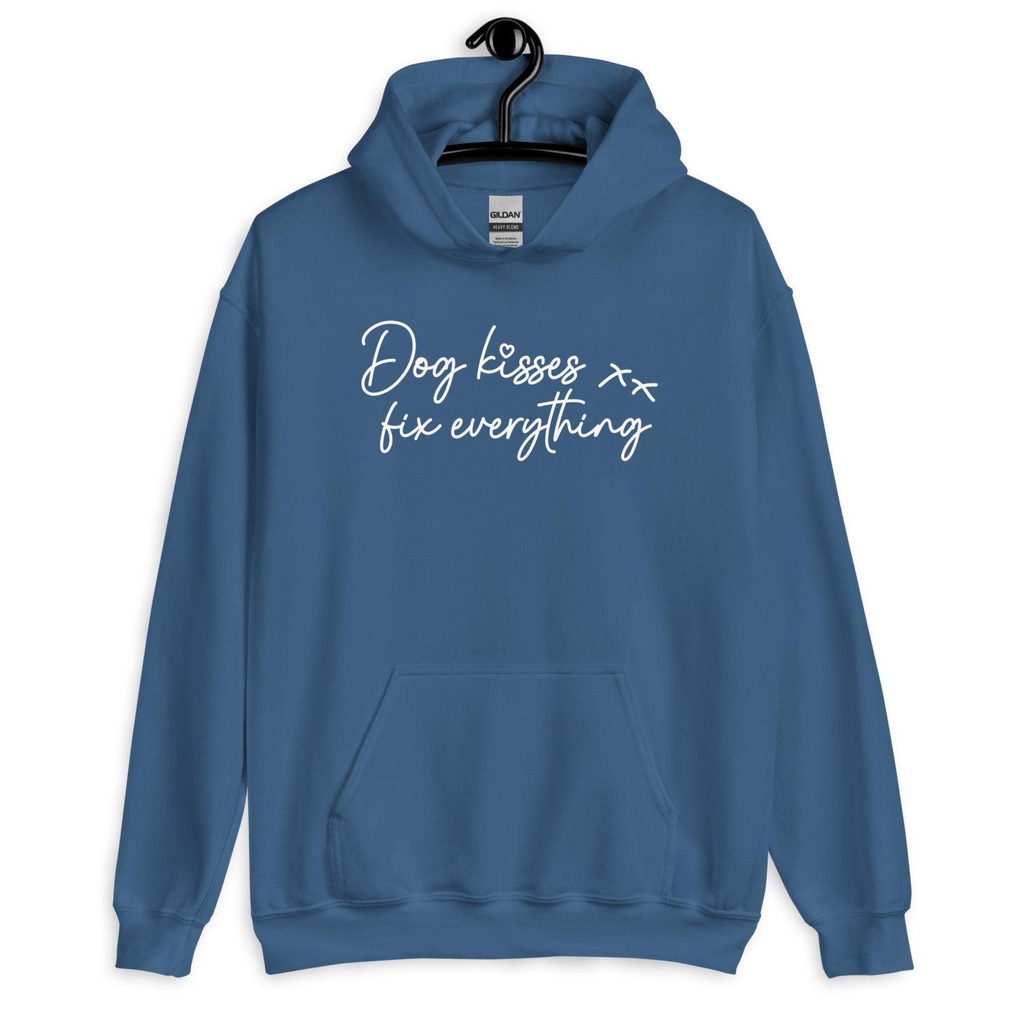 Dog Kisses Fix Everything Unisex Hoodie