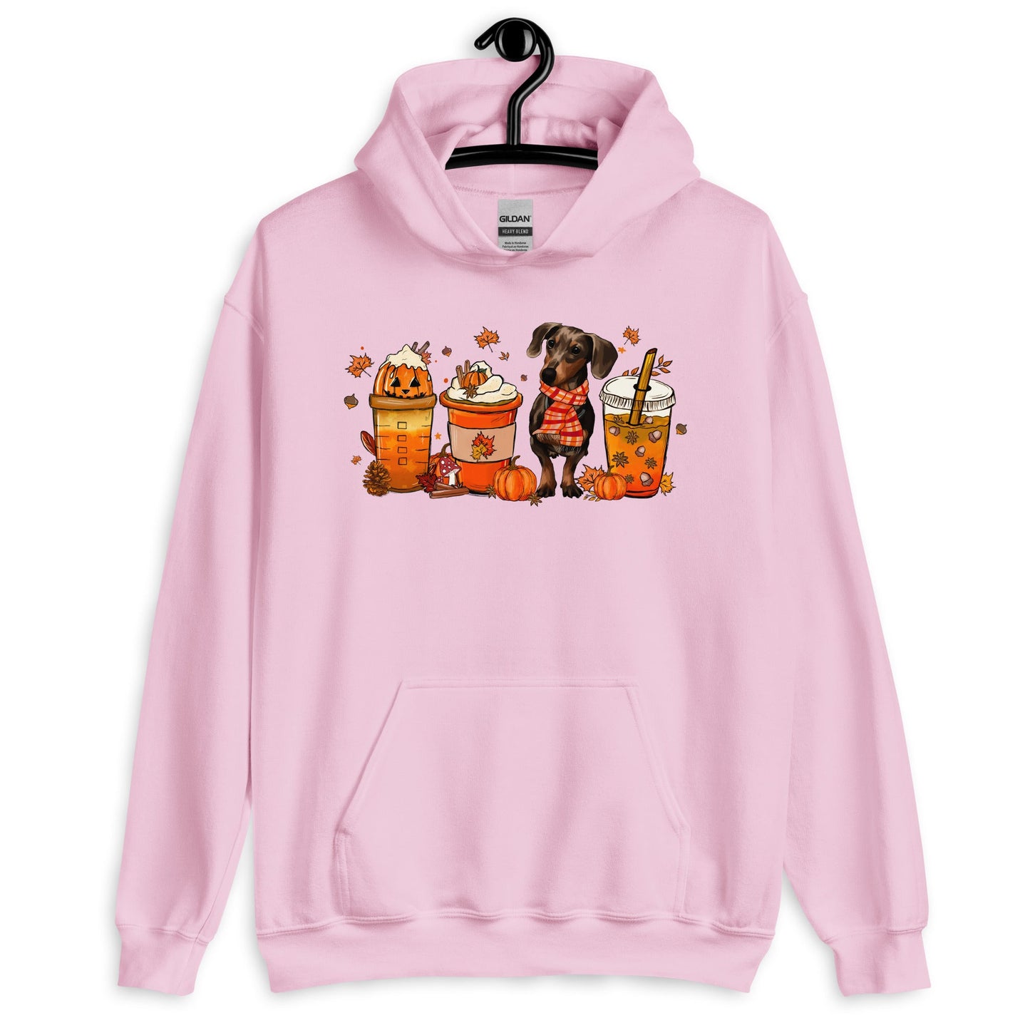 Dachshund Fall Pumpkin Spice Vibes Hoodie
