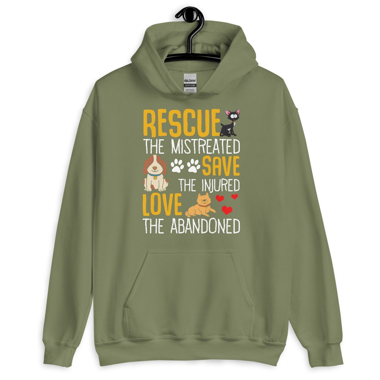 Rescue Save Love Hoodie