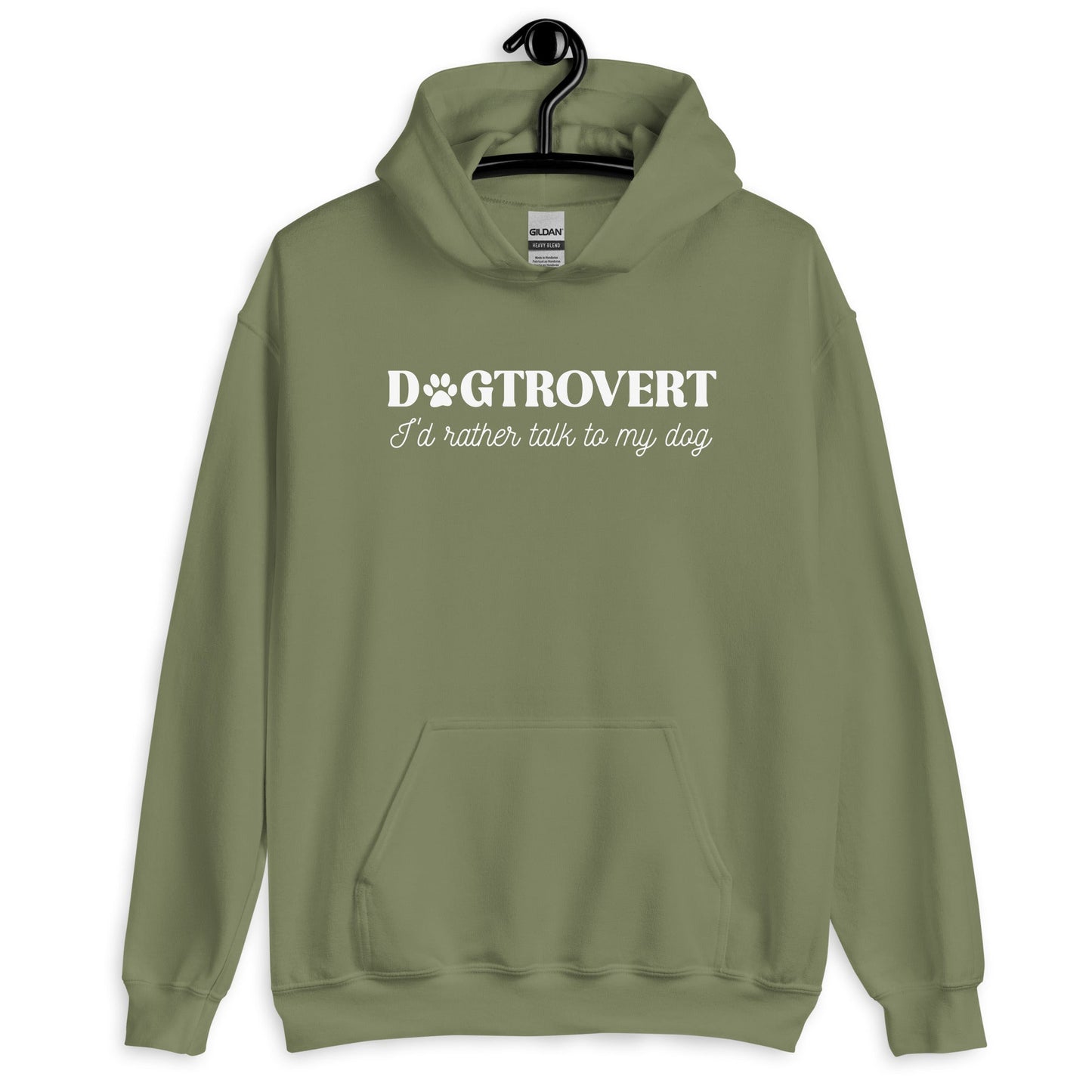 Dogtrovert I'd Rather Talk to My Dog Unisex Hoodie