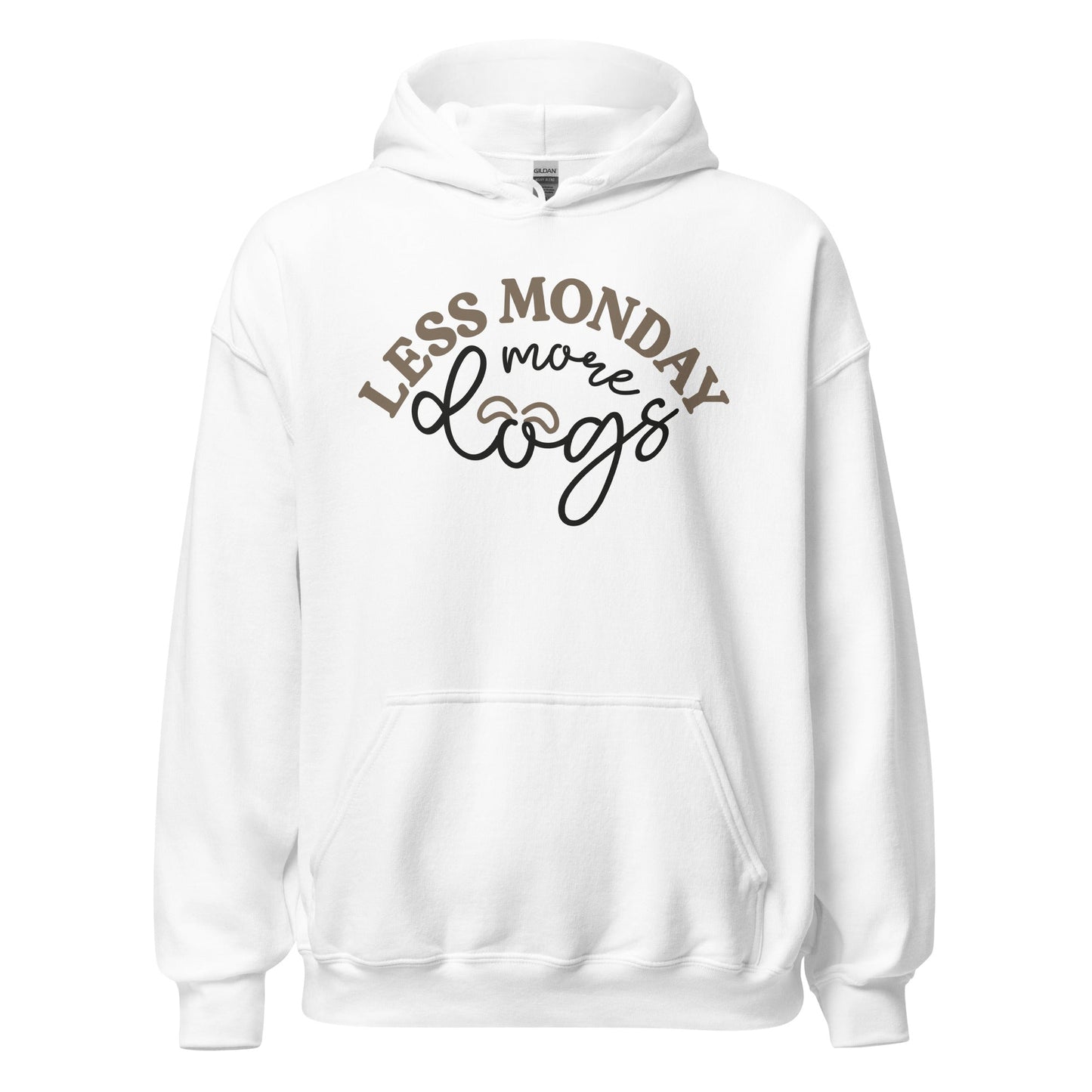 Less Monday More Dogs Unisex Hoodie