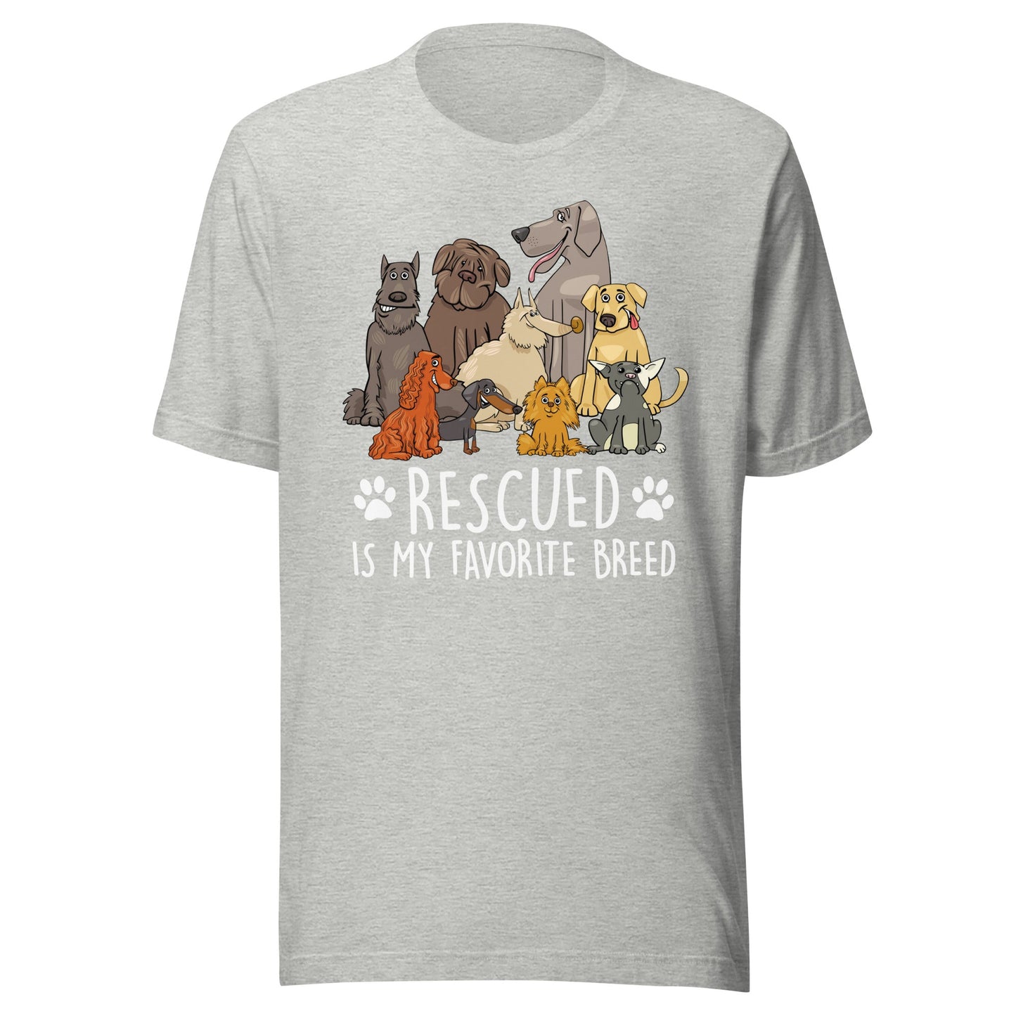 Rescued is My Favorite Breed T-Shirt