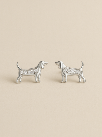 Faithful Pup Stud Earrings