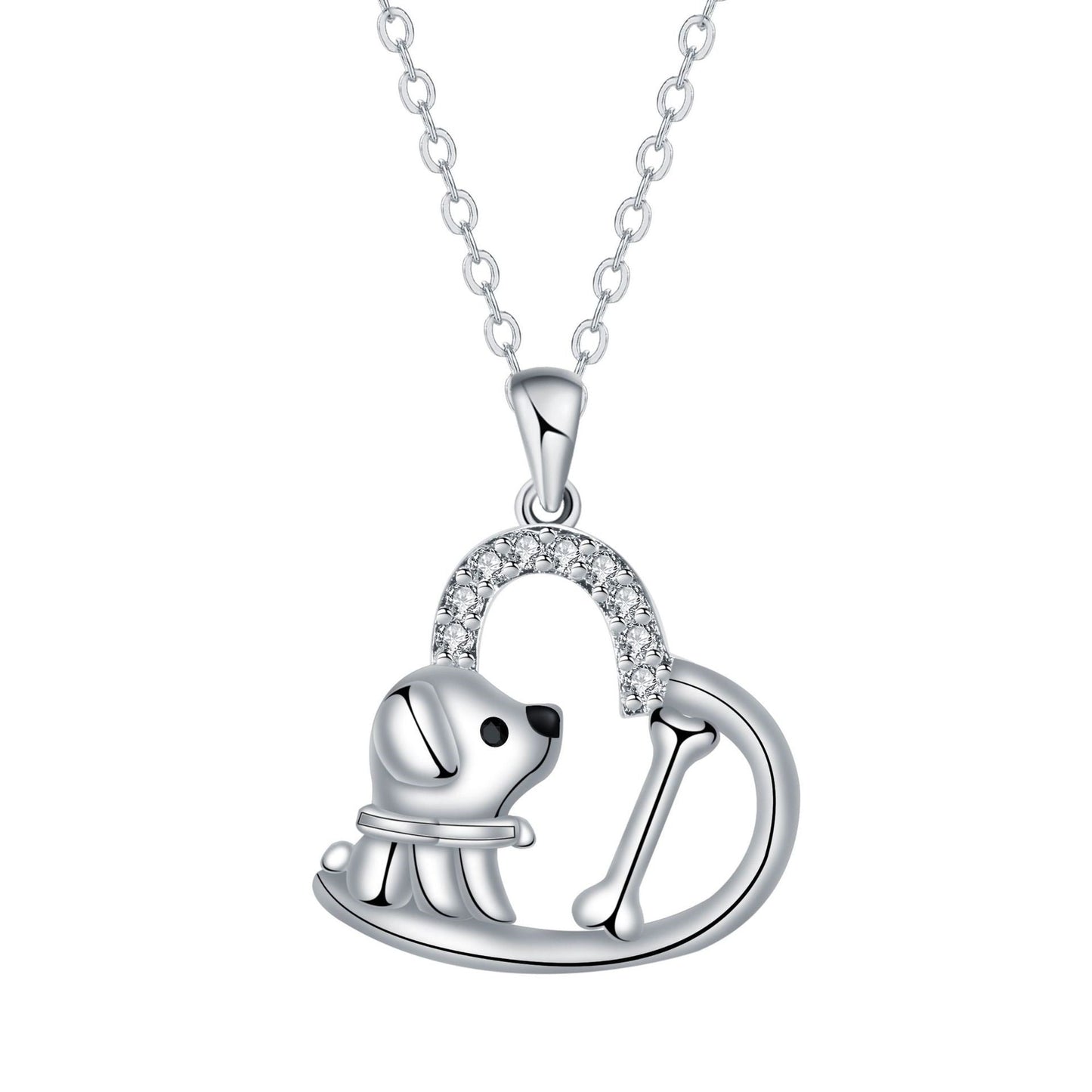 Heart Pendant Dog Necklace VIP