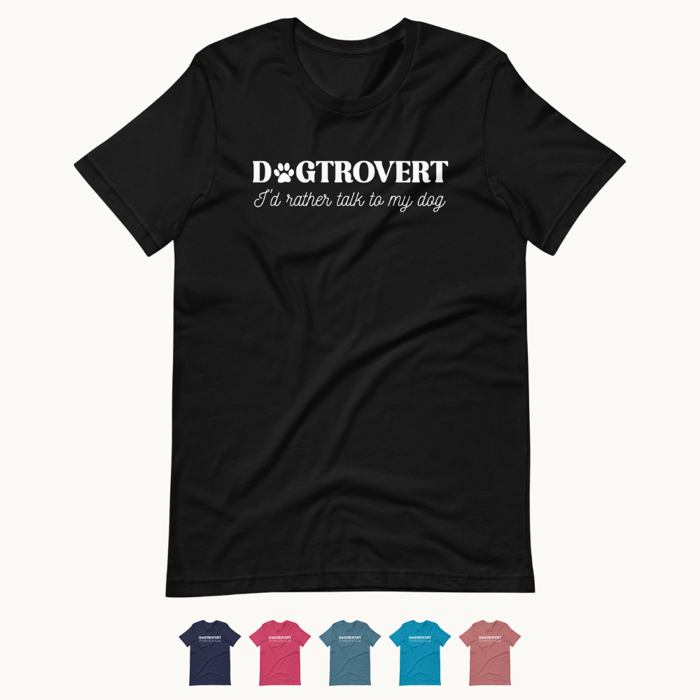 Dogtrovert I'd Rather Talk to My Dog T-Shirt