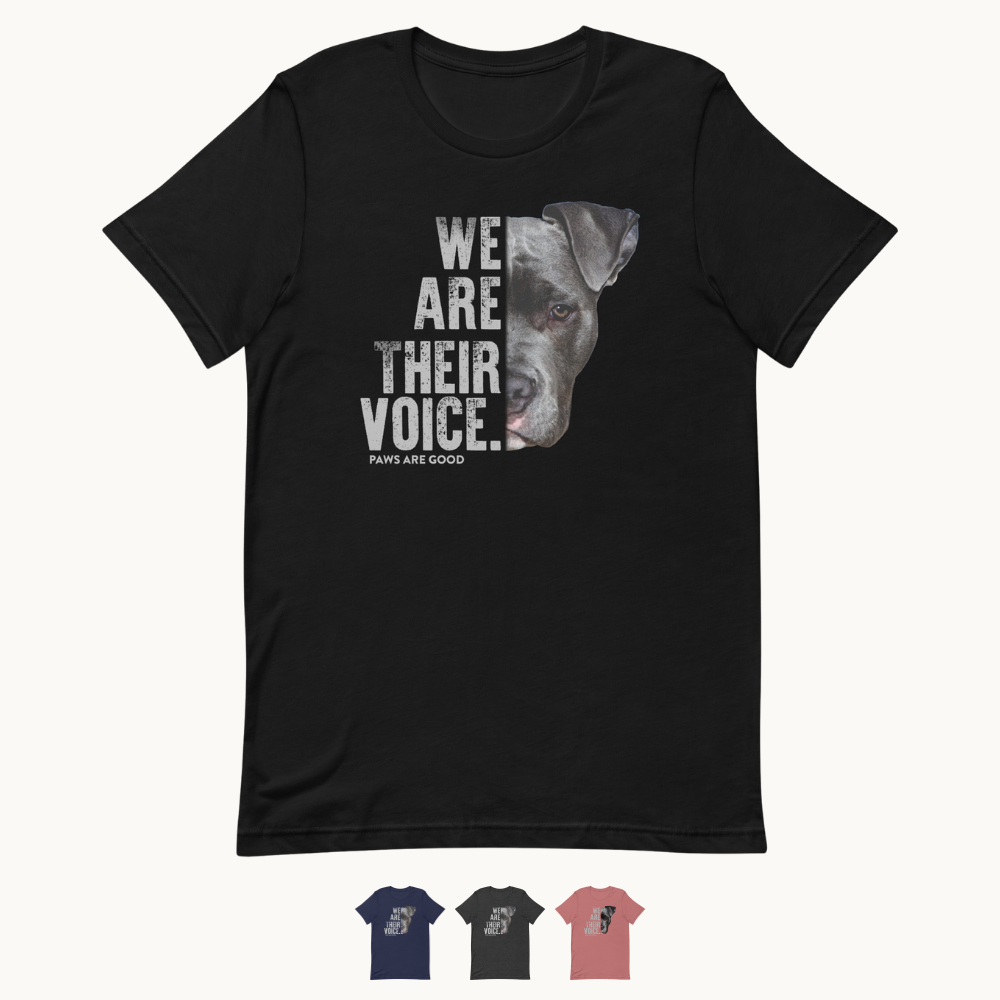 We are Their Voice Dog Rescue T-Shirt