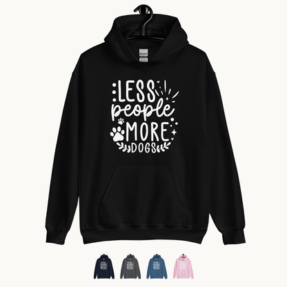 Less People More Dogs Hoodie