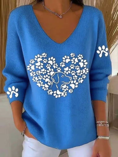 Dog Graphic Long Sleeve