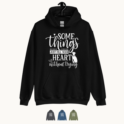 Somethings Just Fill Your Heart Without Trying Dog Mom Hoodie