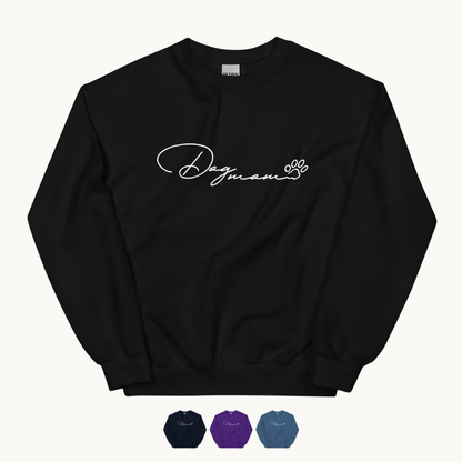 Dog Mom Paw Print Unisex Sweatshirt