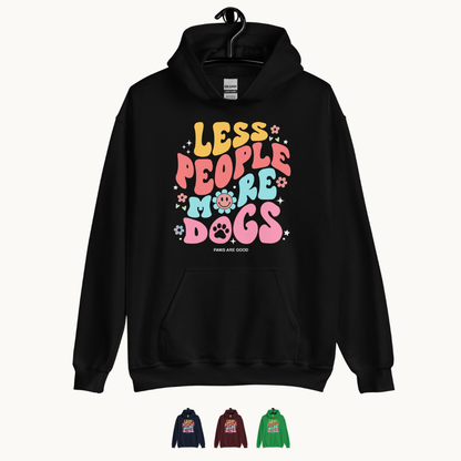 Less People More Dogs Hoodie