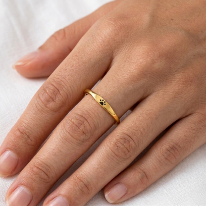 Teeny Tiny Paw Ring