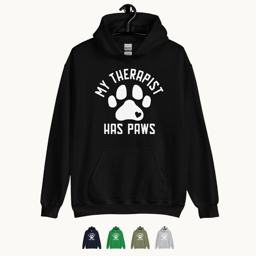 My Therapist Has Paws Hoodie