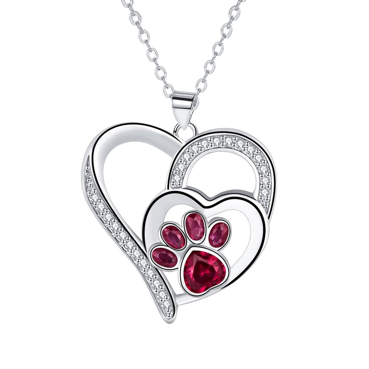 Cute Paw Print Necklace VIP