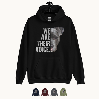 We are Their Voice Dog Rescue Hoodie