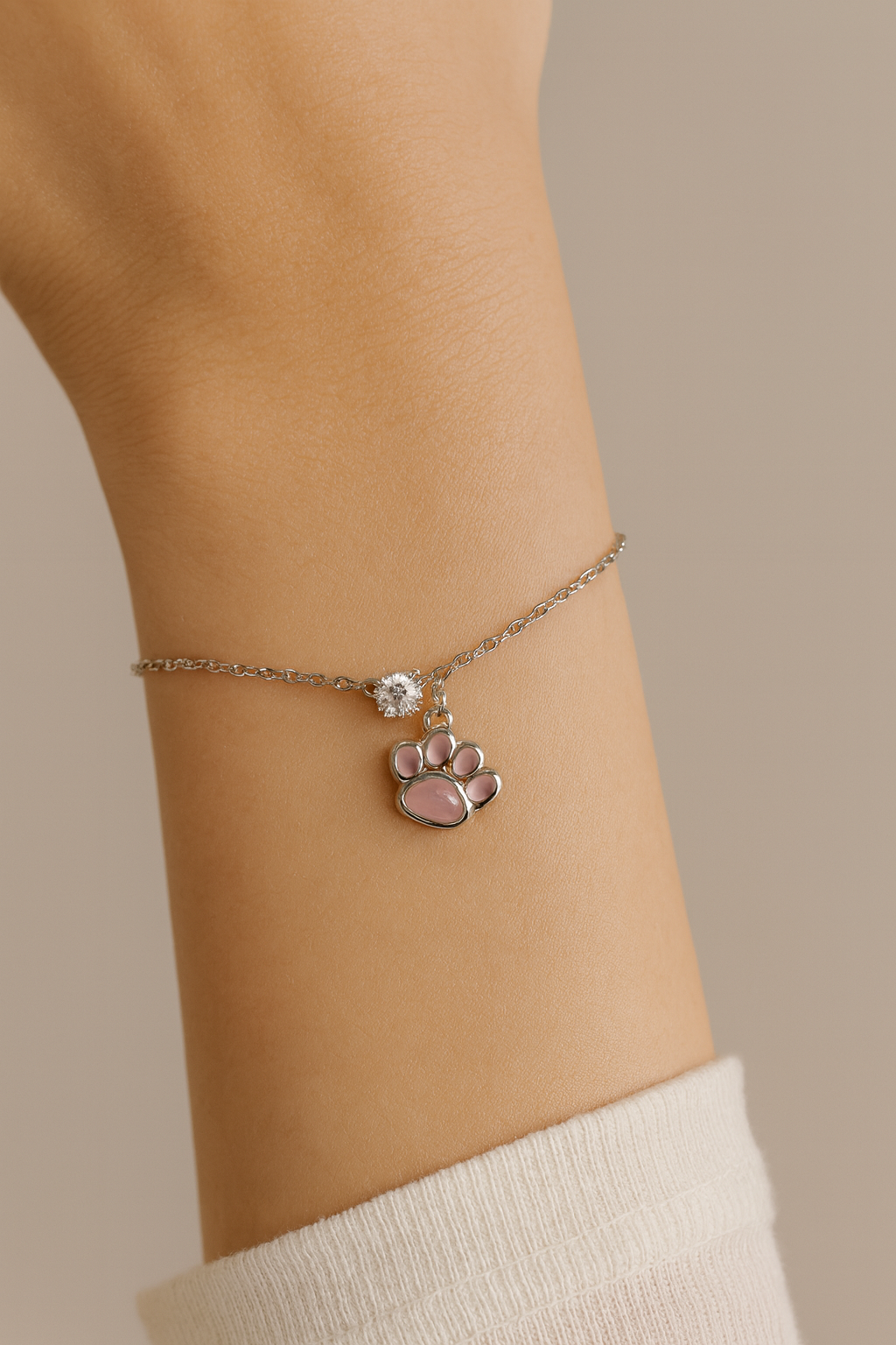 Rosé Paw Bracelet VIP