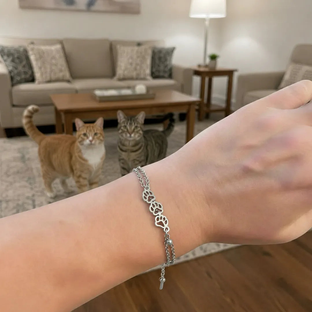 Cat Free Layered Bond Bracelet