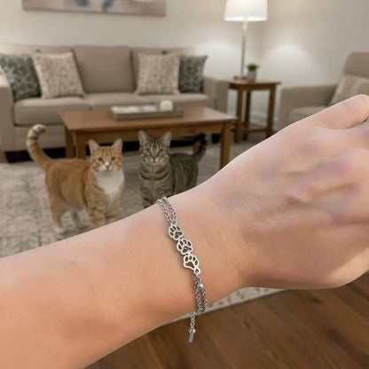 Cat Free Layered Bond Bracelet