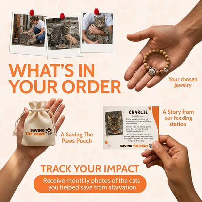 Cat Free Unity Paw Bracelet