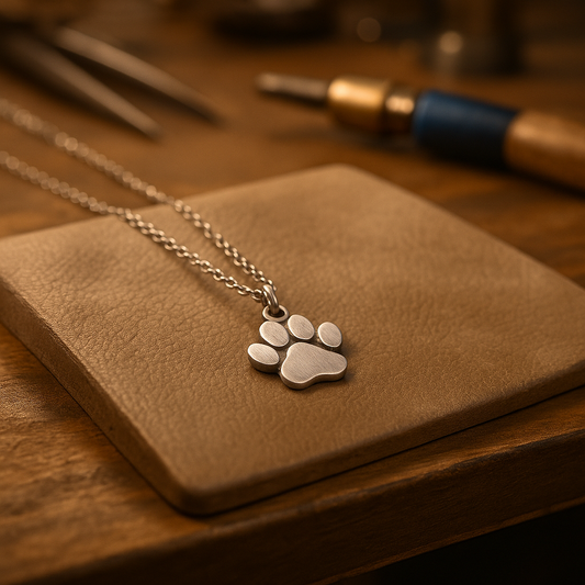 Elegant Silver Paw Necklace – Stainless Steel VIP