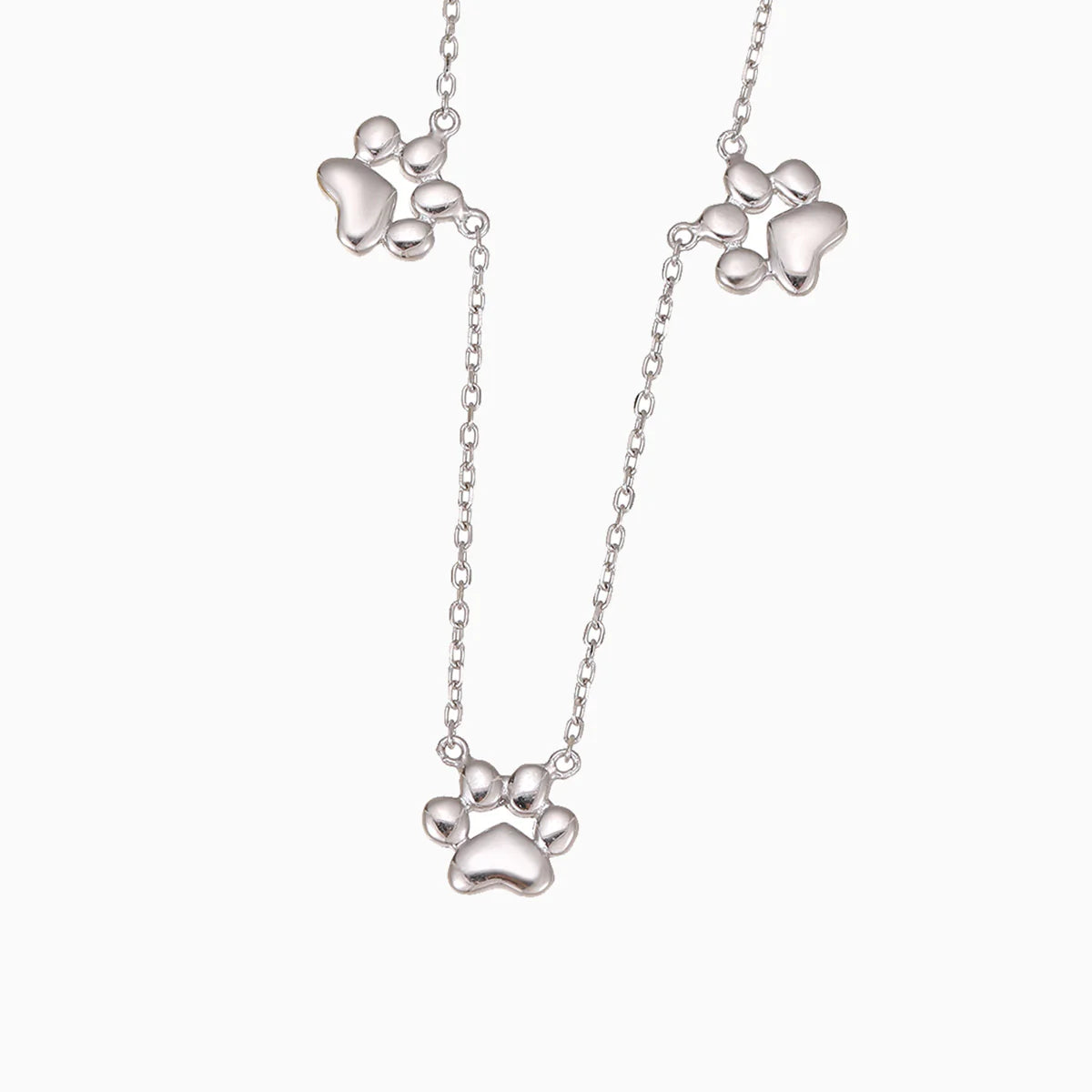 Trinity Paw Necklace