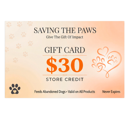 Saving The Paws Gift Card