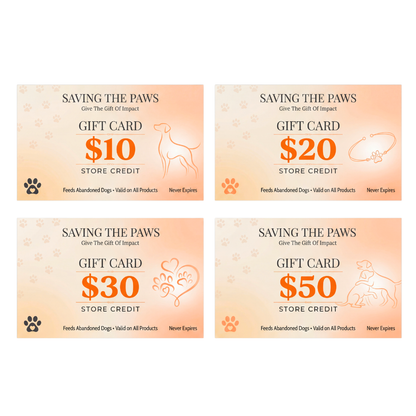 Saving The Paws Gift Card