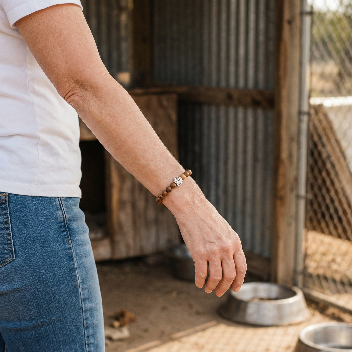 Cat Free Earth Paw Bracelet