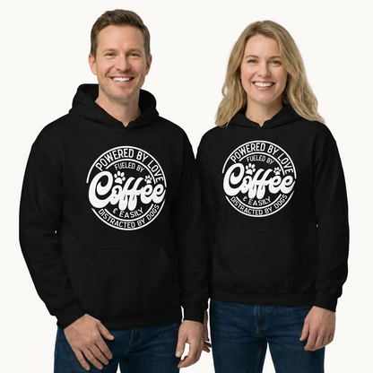 Powered by love & Easily Distracted By Dogs  Hoodie