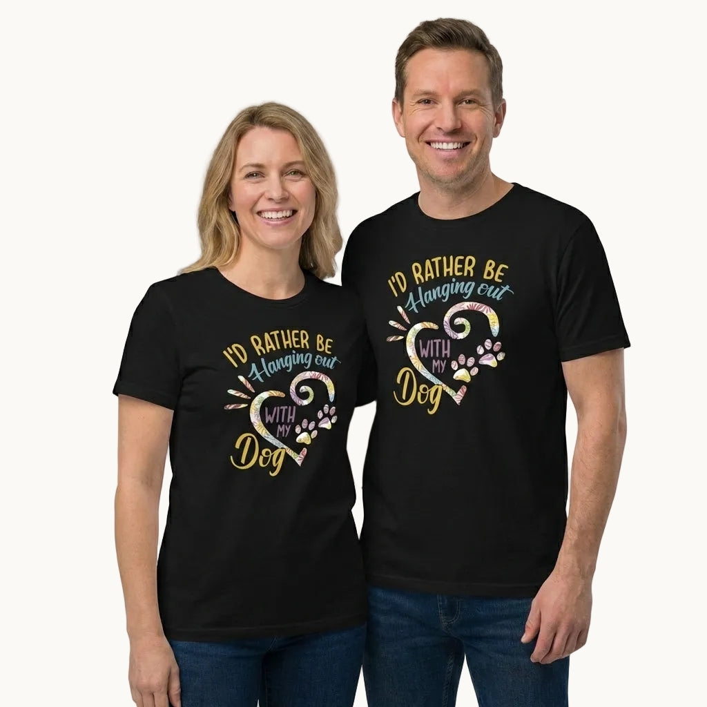 I'd Rather Be Hanging Out with My Dog T-Shirt