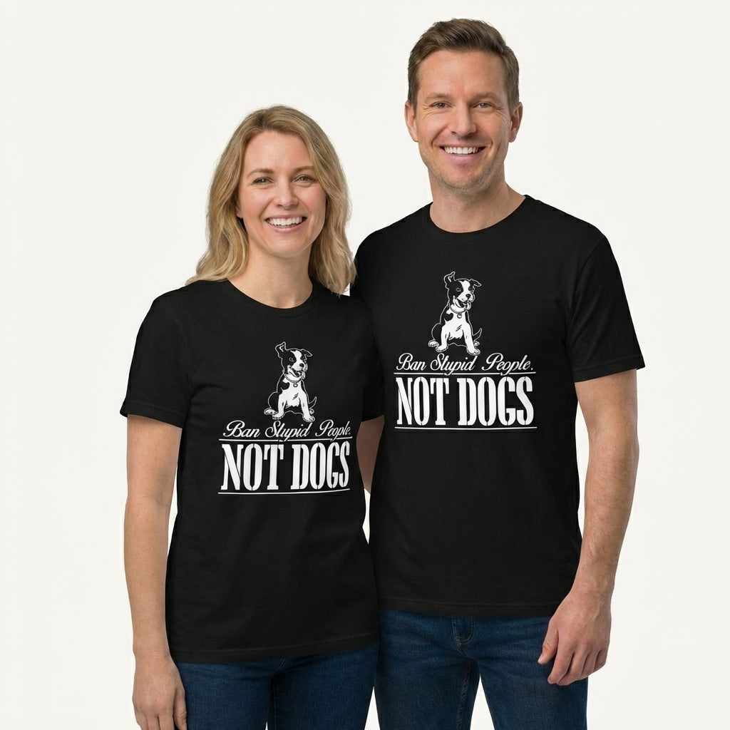 Ban Stupid People, Not Dogs T-Shirt