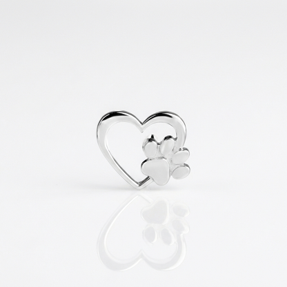 Cute Jewelry Dog Footprint Heart