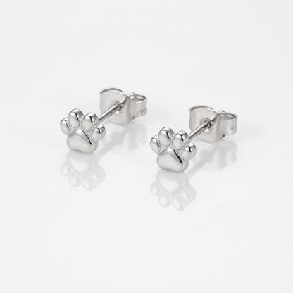 Dog Paw Print Earrings