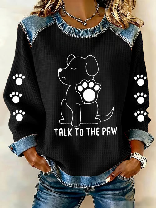 Casual Puppy Sweatshirt