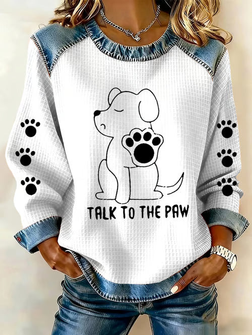 Casual Puppy Sweatshirt