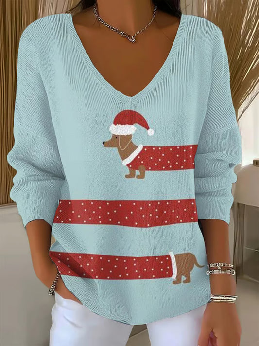 Christmas Dachshund Sweater