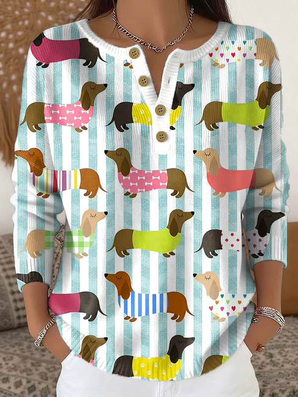 Dachshund Graphic Top