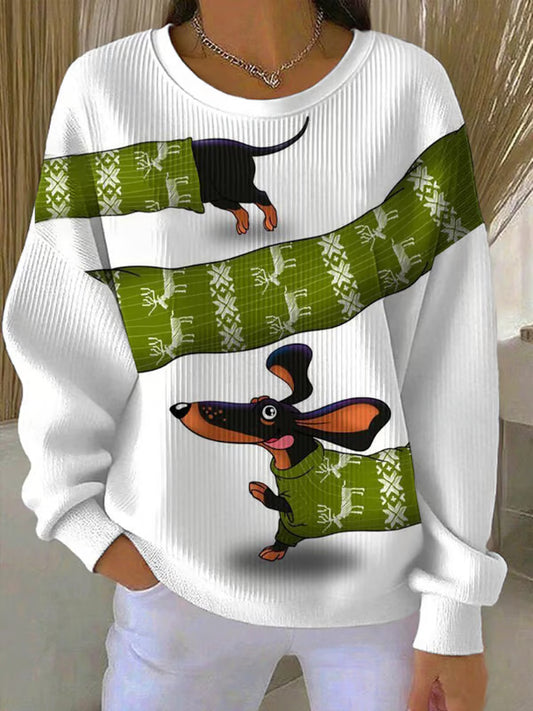 Christmas Dachshund Sweatshirt
