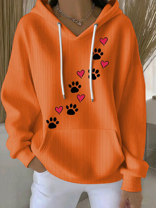 Retro Casual Dog Hoodie