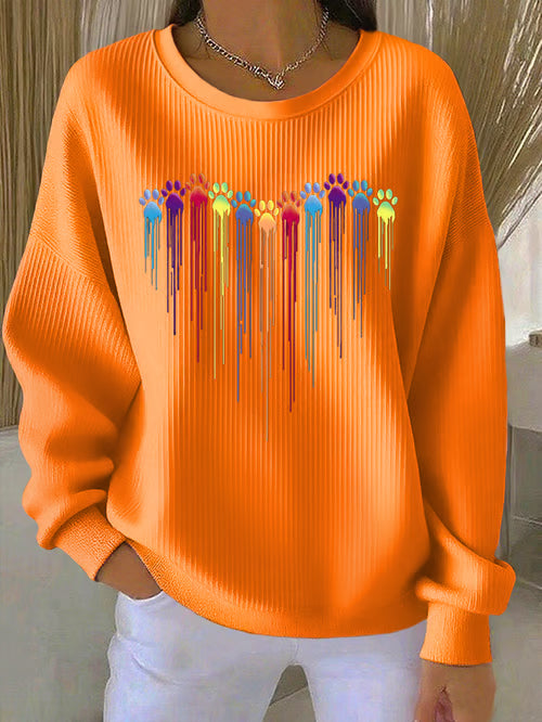 Colorful Paw Sweatshirt